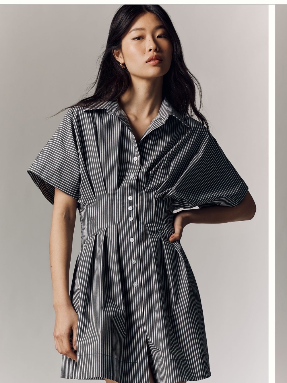 Tobie Mini Shirt Dress by Exquise - Picture 10 of 12